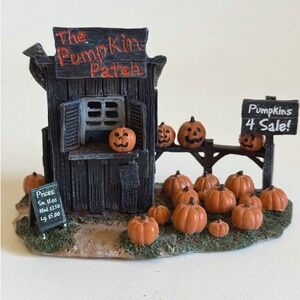 Lemax Spooky Town The Pumpkin Patch Halloween Village Figurine 04521A Year 2000